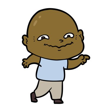 vektör çizim karikatür adam