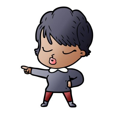 çizgi film gözleri kadınla kapat