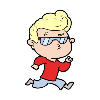 vektör çizim karikatür adam