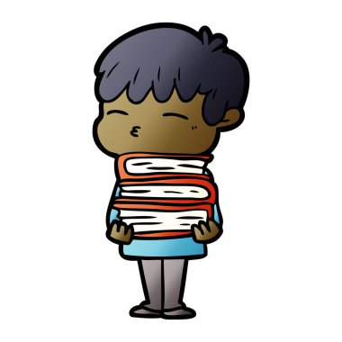 vektör çizim karikatür meraklı çocuk