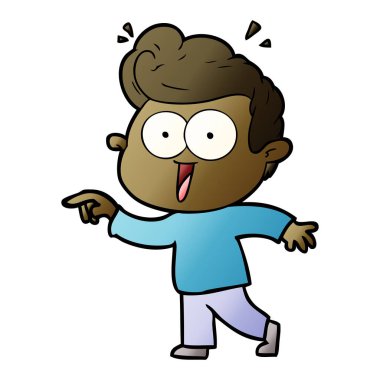 vektör çizim karikatür adam