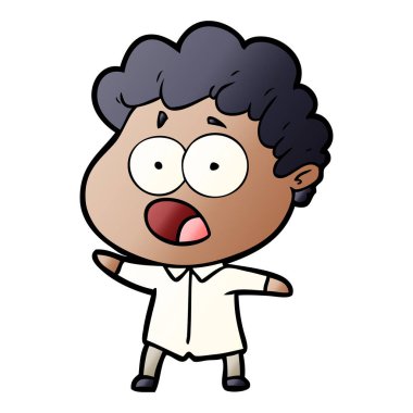 çizgi film adam sürpriz nefes nefese