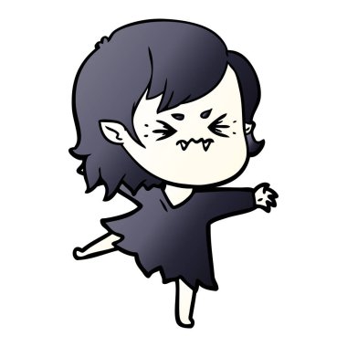 rahatsız çizgi film vampir kız