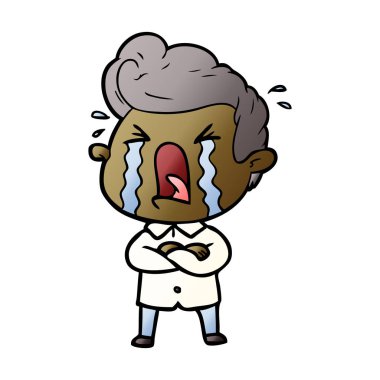 vektör çizim karikatür adam