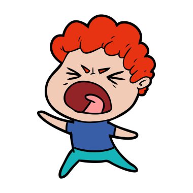 vektör çizim karikatür adam