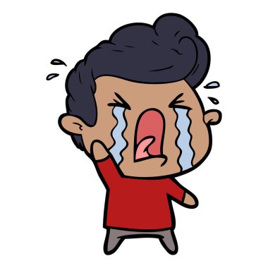 vektör çizim karikatür adam