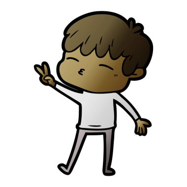 vektör çizim karikatür adam