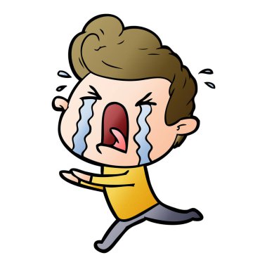 vektör çizim karikatür adam