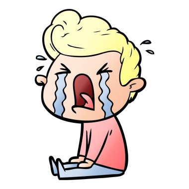 vektör çizim karikatür adam