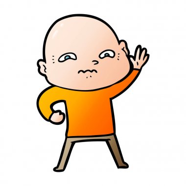 vektör çizim karikatür adam