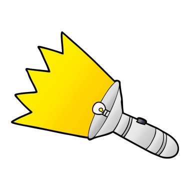 vektör çizim karikatür meşale