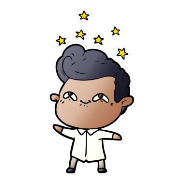 vektör çizim karikatür adam