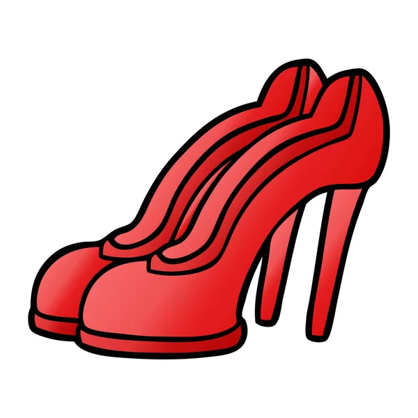 漫画の靴のベクトル図 — ストックベクタ