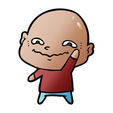 vektör çizim karikatür adam