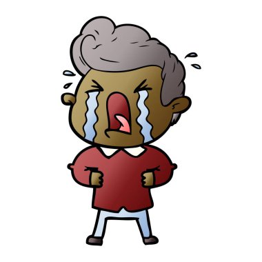 vektör çizim karikatür adam