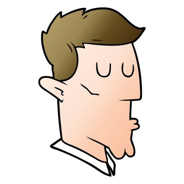 vektör çizim karikatür adam