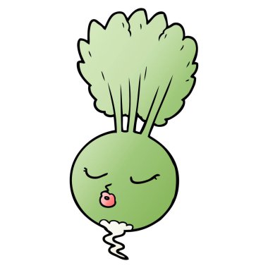 vektör çizim karikatür bitkisel