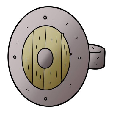 vektör çizim karikatür kalkan