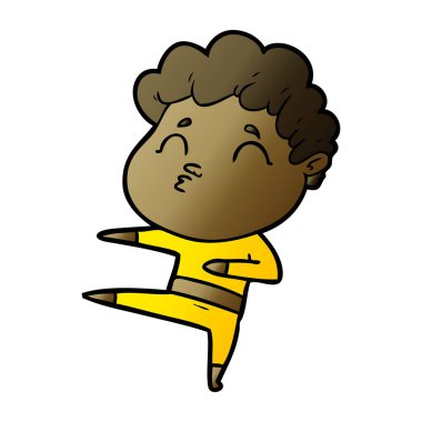 vektör çizim karikatür adam