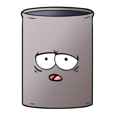 vektör çizim karikatür petrol davul