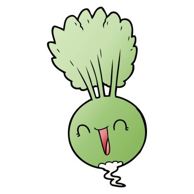 vektör çizim karikatür bitkisel