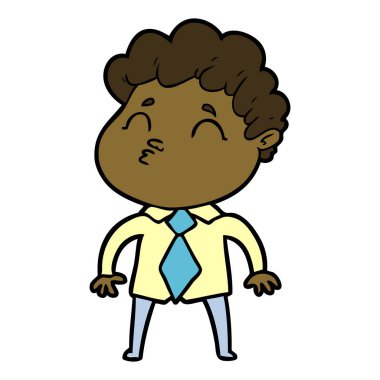 vektör çizim karikatür adam