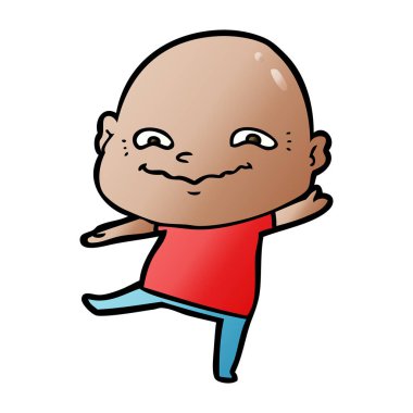 vektör çizim karikatür adam