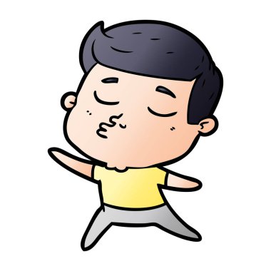 surat asmayı karikatür modeli adam