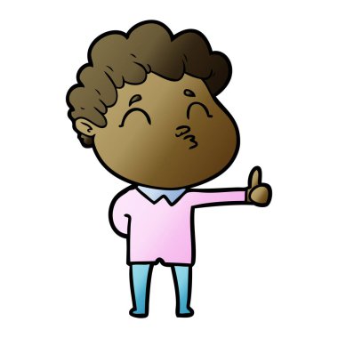 vektör çizim karikatür adam