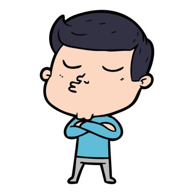 surat asmayı karikatür modeli adam