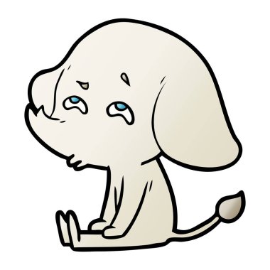 çizgi film fil hatırlamak vektör çizim