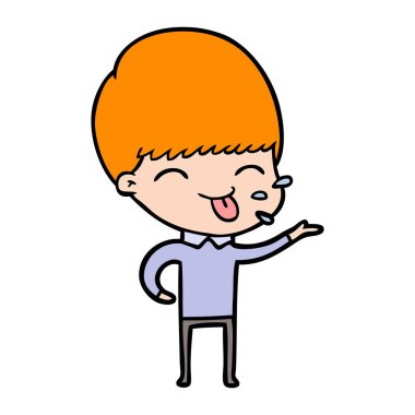 vektör çizim karikatür adam