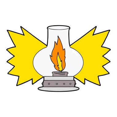 vektör çizim karikatür fener