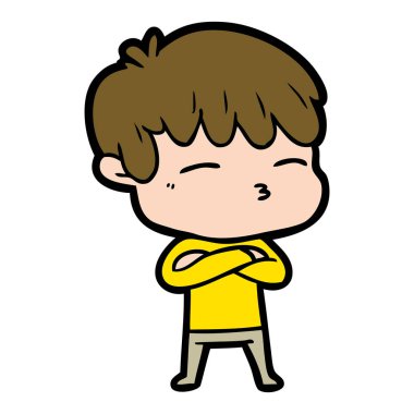 vektör çizim karikatür adam