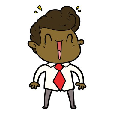 vektör çizim karikatür adam