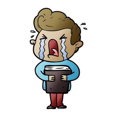 vektör çizim karikatür adam