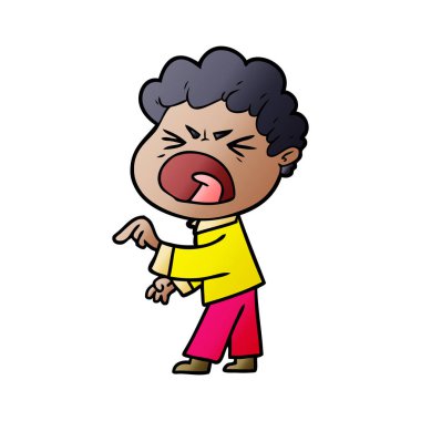 vektör çizim karikatür adam