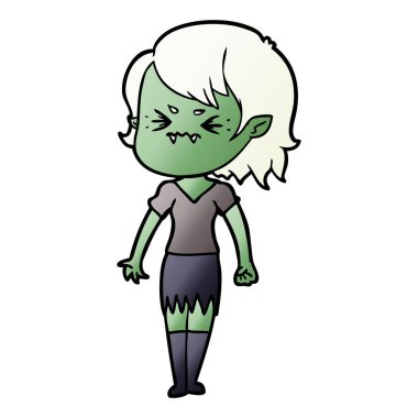 rahatsız çizgi film vampir kız