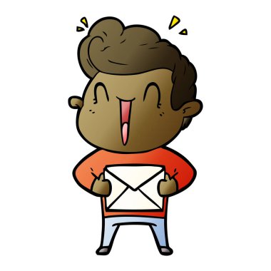 vektör çizim karikatür adam