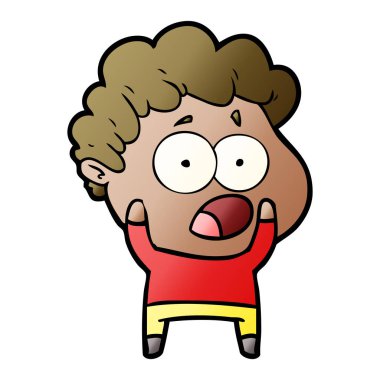 çizgi film adam sürpriz nefes nefese