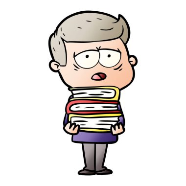 vektör çizim karikatür adam