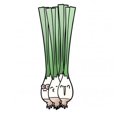 vektör çizim karikatür soğan