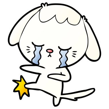 vektör çizim sevimli çizgi fil