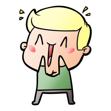 vektör çizim karikatür adam