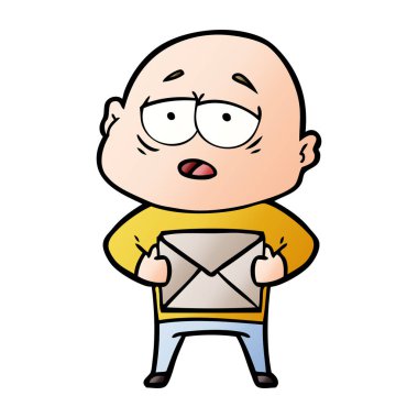 yorgun kel adam çizgi film