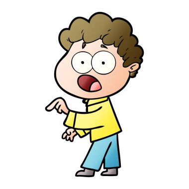 çizgi film adam sürpriz nefes nefese