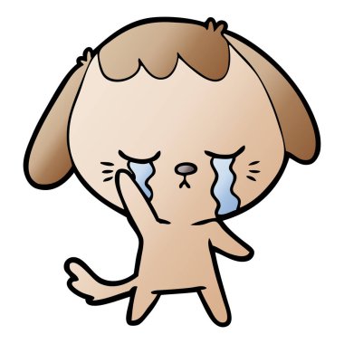 Çizgi film köpeğinin vektör çizimi