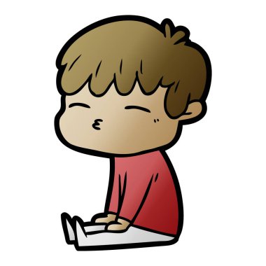 vektör çizim karikatür adam