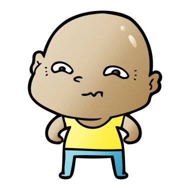 vektör çizim karikatür adam