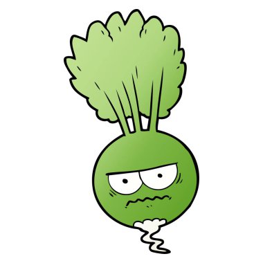 vektör çizim karikatür bitkisel